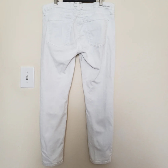 Current/Elliot The Stiletto White Denim Jeans - Picture 7 of 14